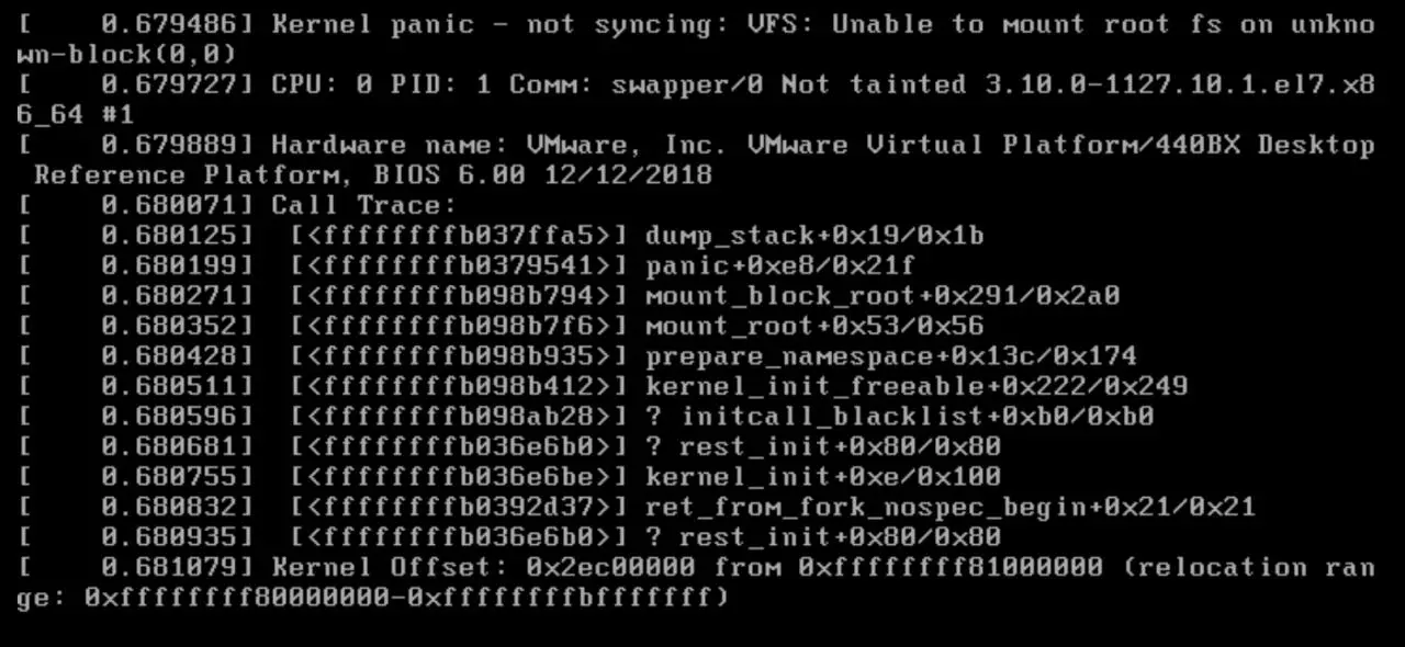 sửa lỗi kernel panic