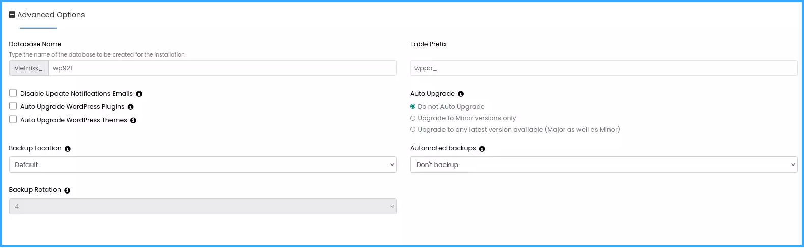 Hướng dẫn tạo một trang web doanh nghiệp nhỏ cho người mới bắt đầu 27 Tạo Database cho WordPress