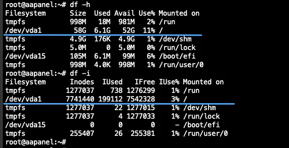 Kiểm tra bằng dòng lệnh thông qua SSH