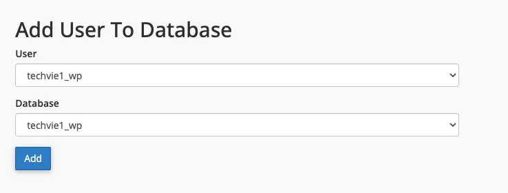 Thêm user vào database