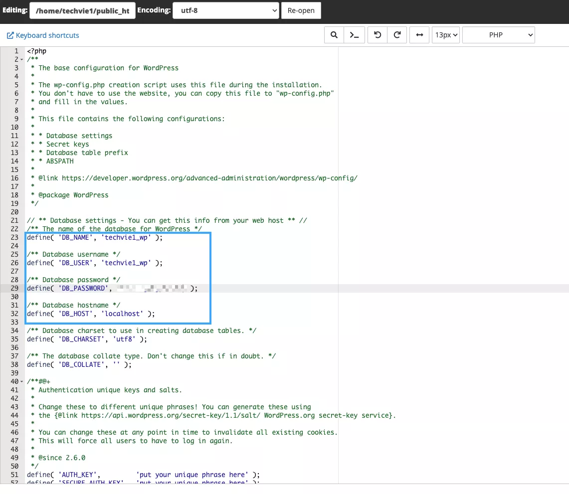 Cập nhật lại thông tin database