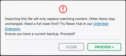 Click Proceed để tiếp tục 