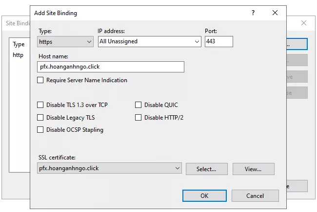 Thông báo thành công  
