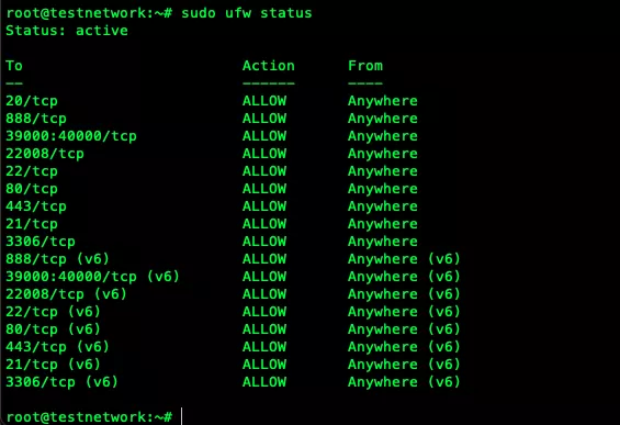 Xem danh sách các quy tắc hiện hành