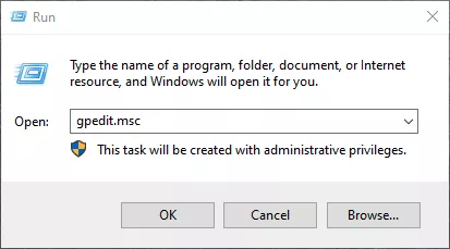 Truy cập vào Local Group Policy Editor