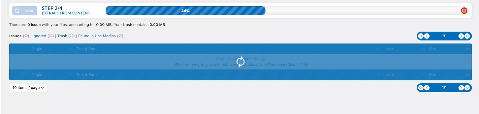 Quá trình quét media 