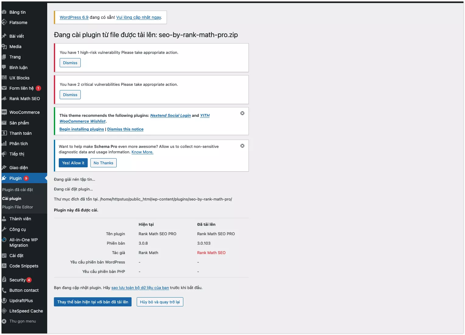 Tải bản Rank Math SEO Pro mới nhất