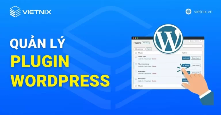 Quản lý plugin WordPress