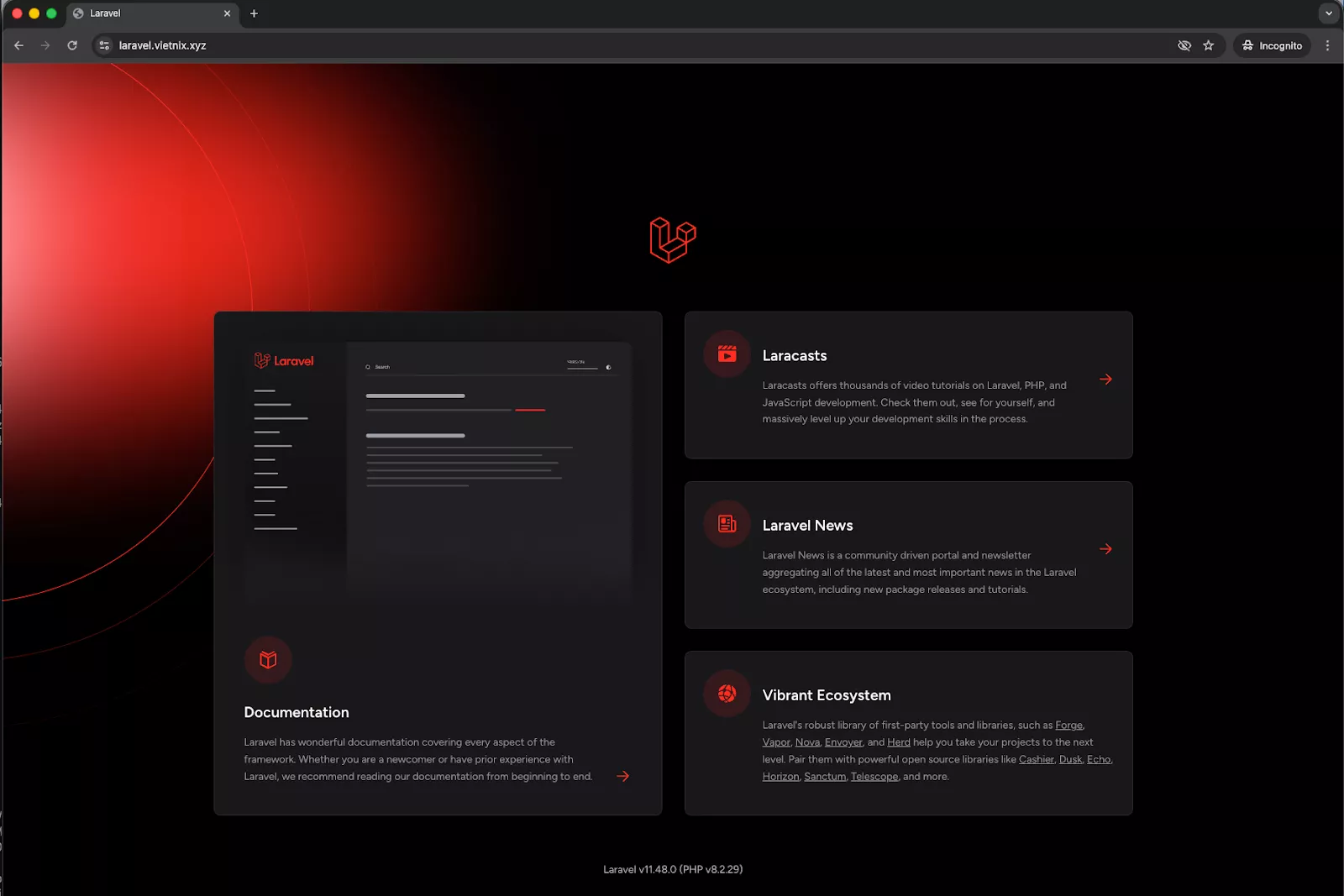 Website đã hoạt động chính xác tại tên miền gốc mà không bị chuyển hướng 