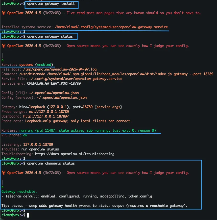 Kích hoạt hệ thống