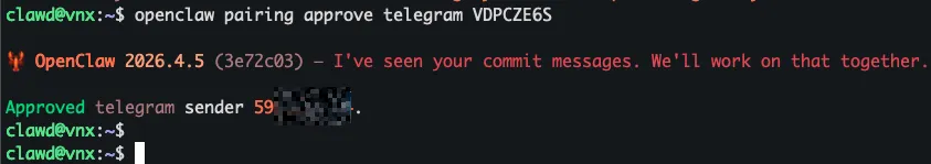 Copy dòng lệnh và dán vào cửa sổ SSH trên VPS