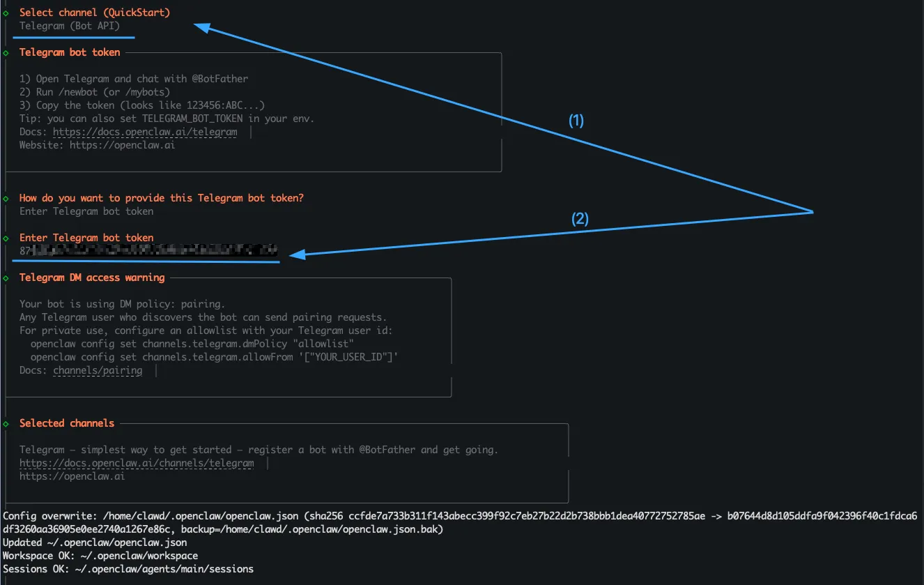 Cấu hình kết nối qua OpenClaw 
