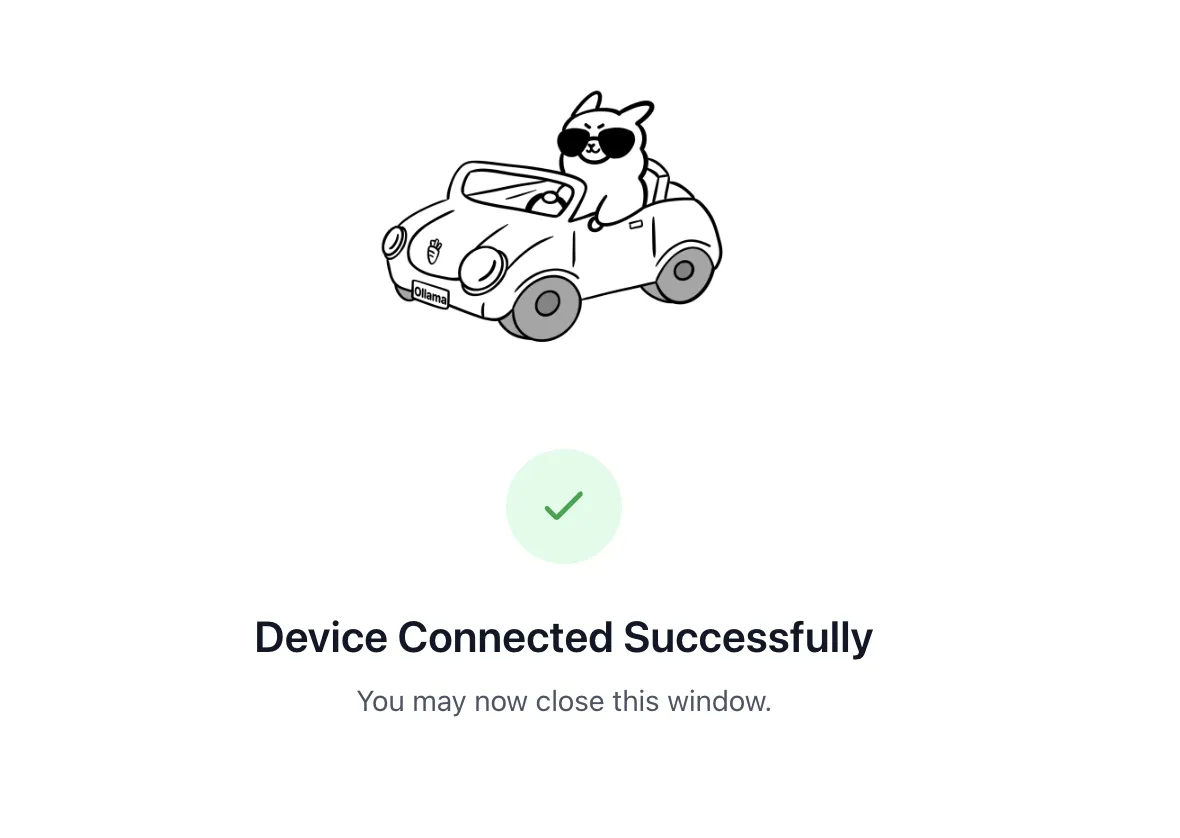 Sau khi đăng nhập thành công, bạn có thể sử dụng model Cloud của Ollama trên VPS 