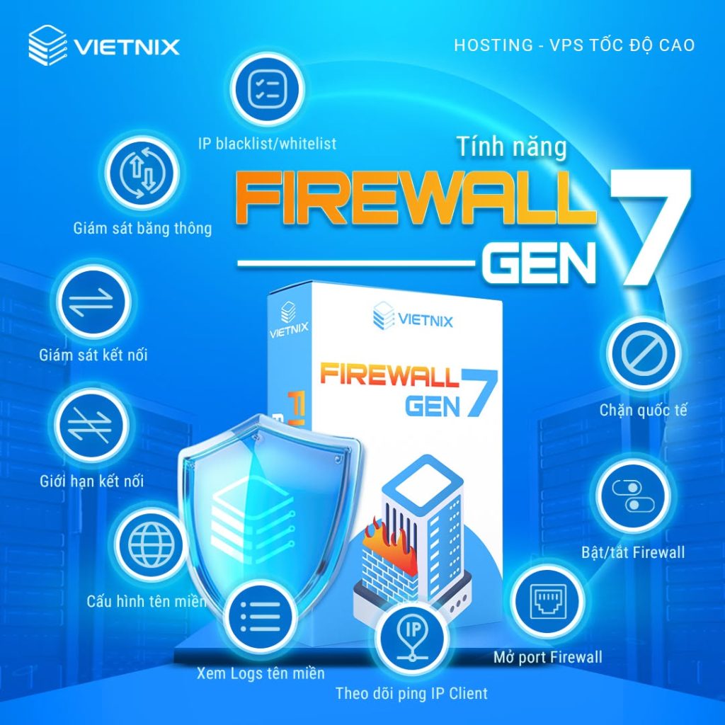 Tính năng Firewall Vietnix