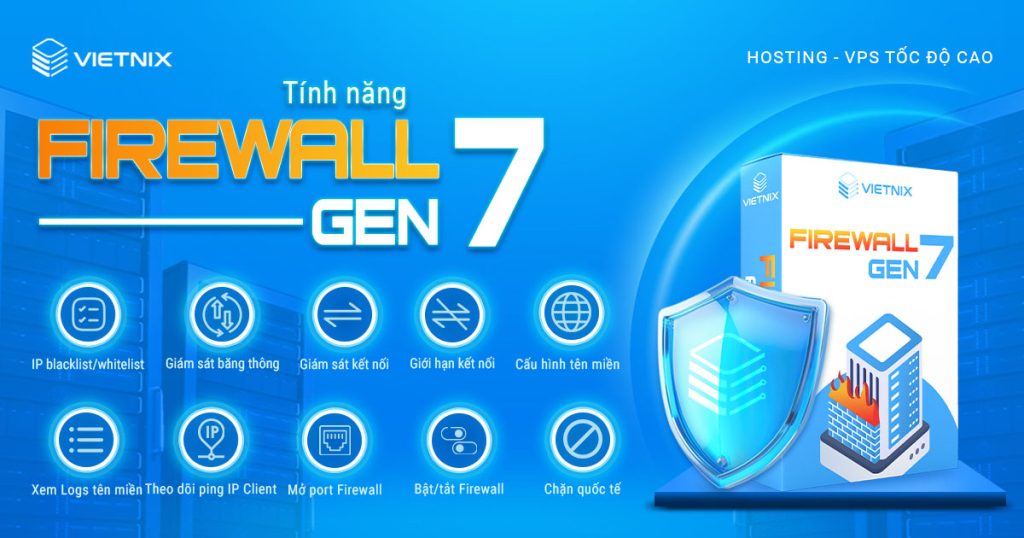 Tính năng Firewall Vietnix